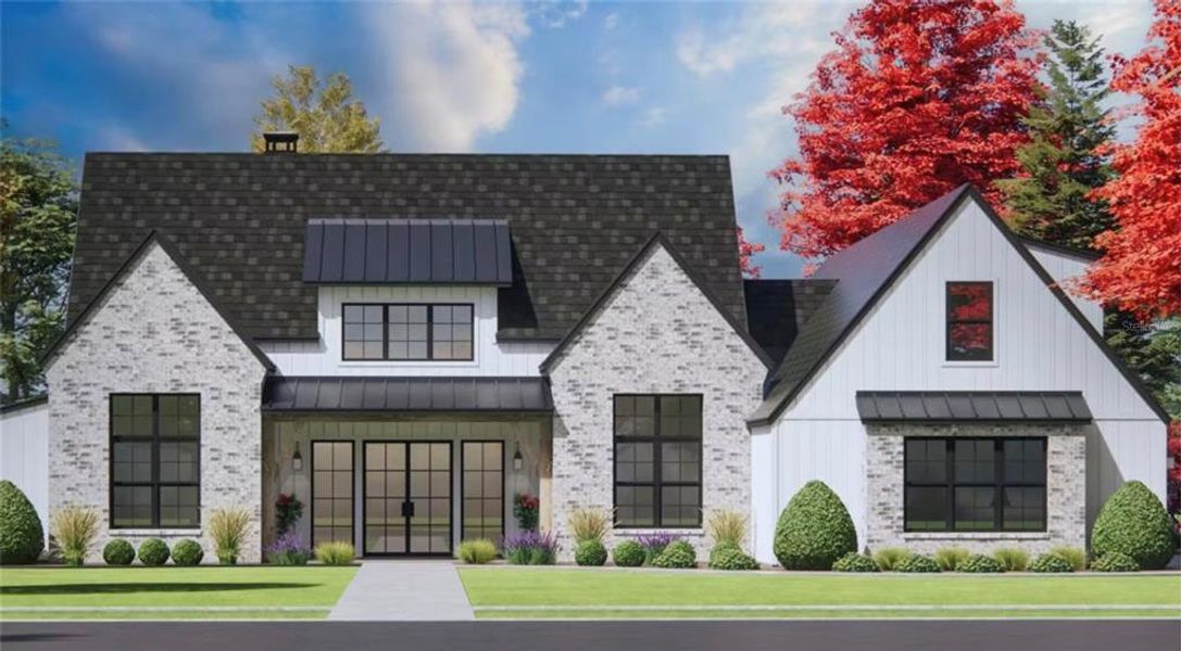 Front exterior of a new home in , Auburndale, FL, highlighting curb appeal (Image 1). Front exterior of a new home in , Auburndale, FL, highlighting curb appeal (Image 1).