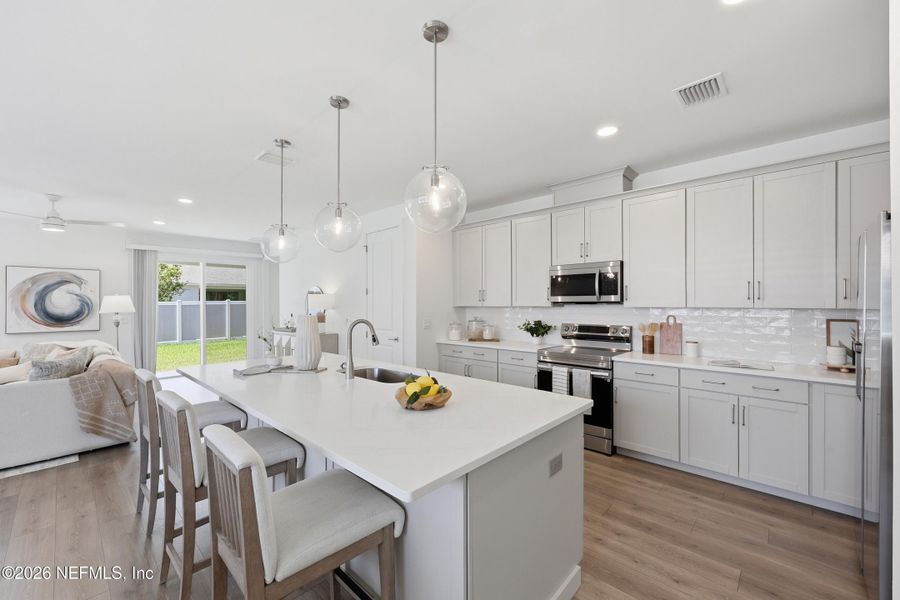 Furnished interior view inside a new home in Palm Coast Homes, Palm Coast (Image 14).