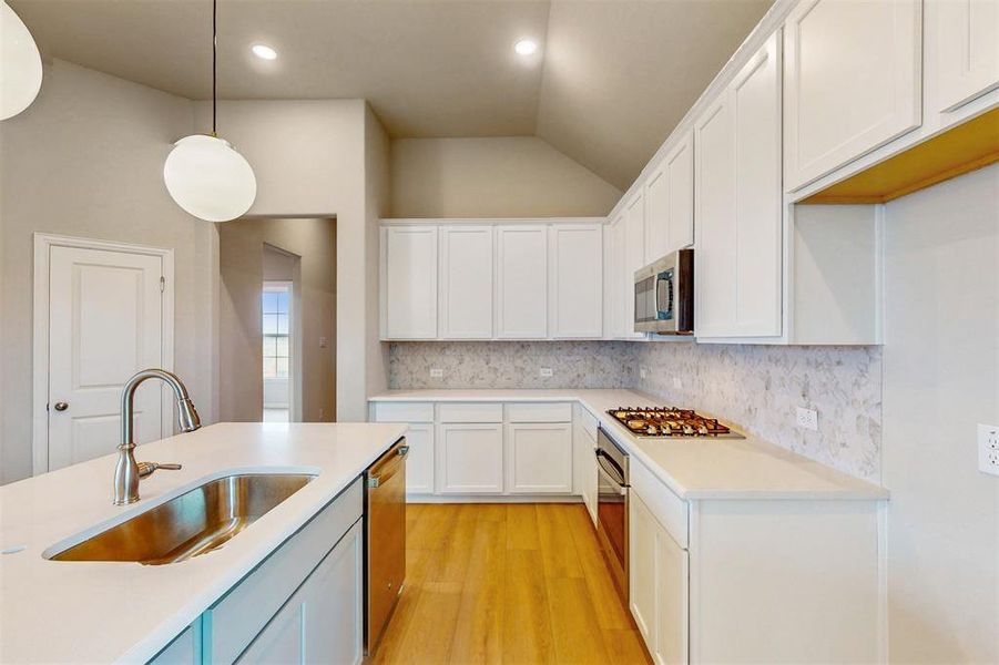 Furnished interior view inside a new home in Lilybrooke at Legacy Hills, Celina (Image 5). Furnished interior view inside a new home in Lilybrooke at Legacy Hills, Celina (Image 5).