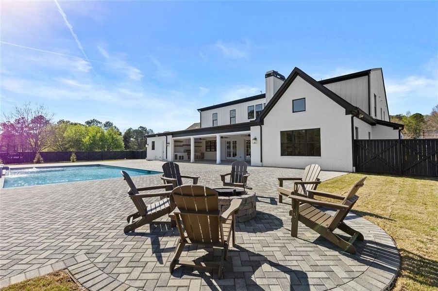Exterior details and patio area of a home in , Dacula (Image 35).