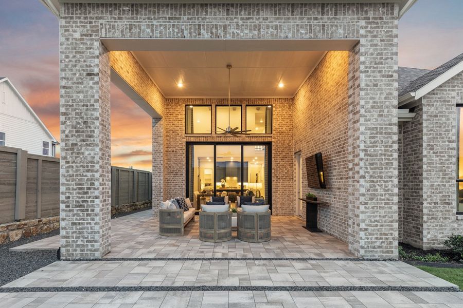 Representative Patio - some options shown Representative Patio - some options shown