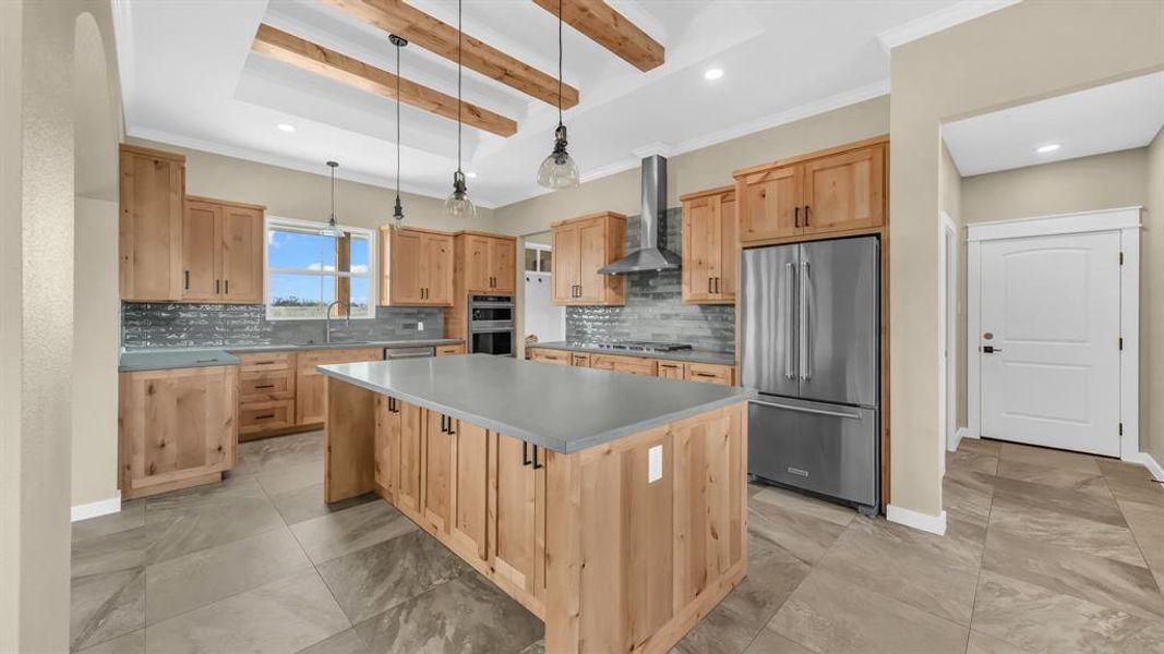 Custom cabinets. Choose paint or stain grade, countertops, & more!