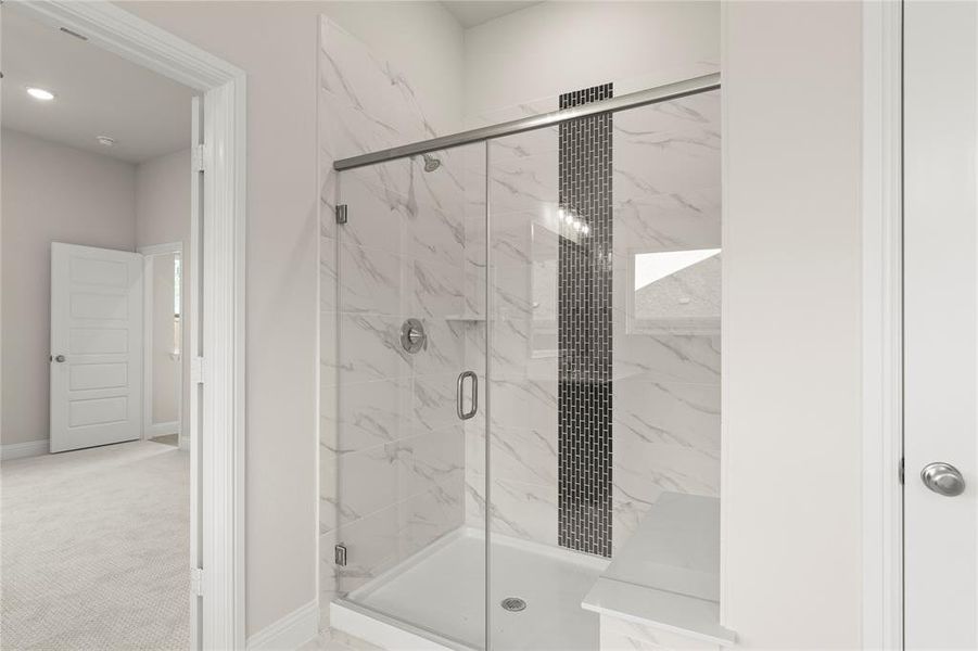 Furnished interior view inside a new home in Meadow Run, Melissa (Image 5). Furnished interior view inside a new home in Meadow Run, Melissa (Image 5).