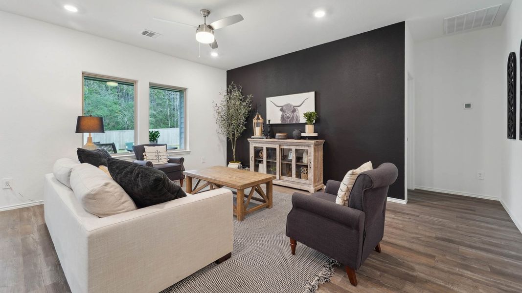 Furnished interior view inside a new home in Cypress Green, Hockley (Image 3).