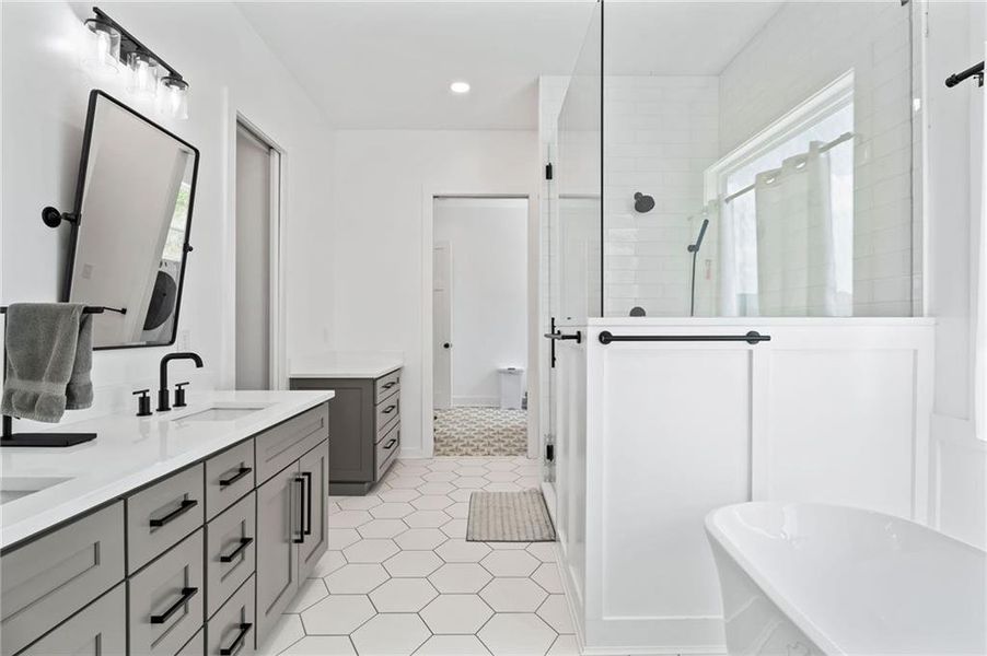 Furnished interior view inside a new home in , Cumming (Image 3).