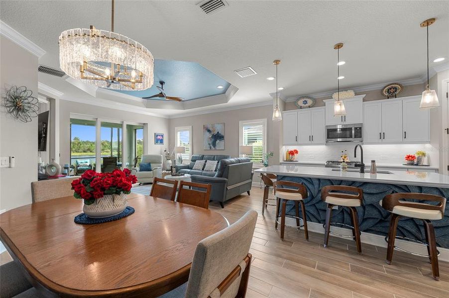 Furnished interior view inside a new home in , Sarasota (Image 8).