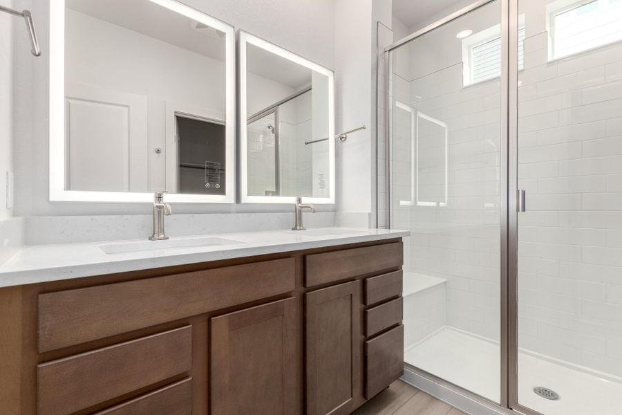 Furnished interior view inside a new home in Gateway Commons, Denver (Image 7).