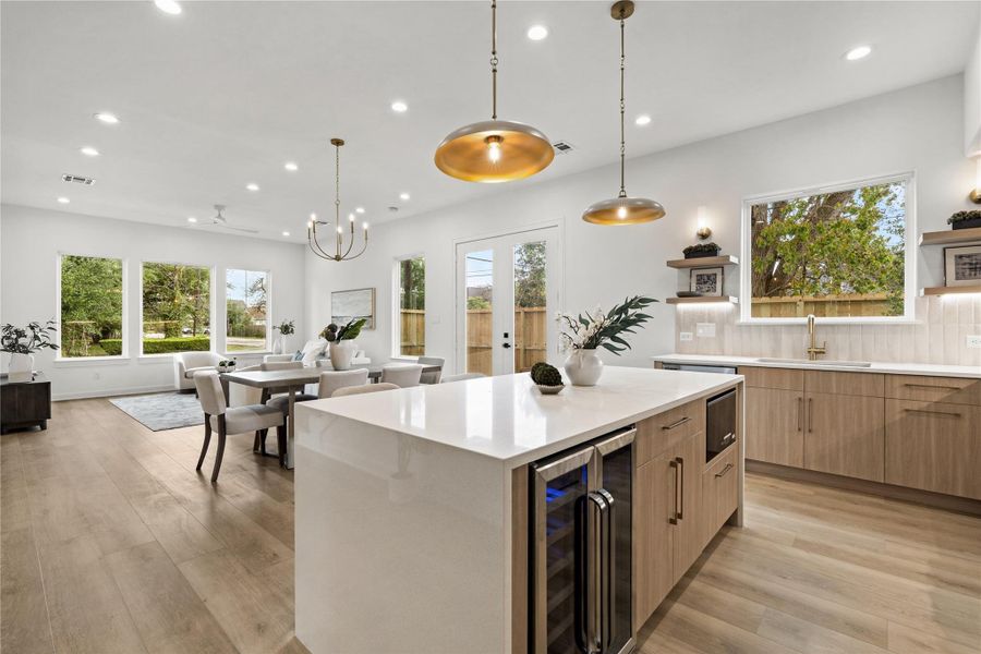 Furnished interior view inside a new home in , Houston (Image 8).