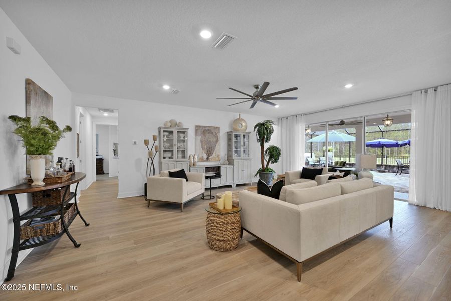 Furnished interior view inside a new home in , Jacksonville (Image 19). Furnished interior view inside a new home in , Jacksonville (Image 19).