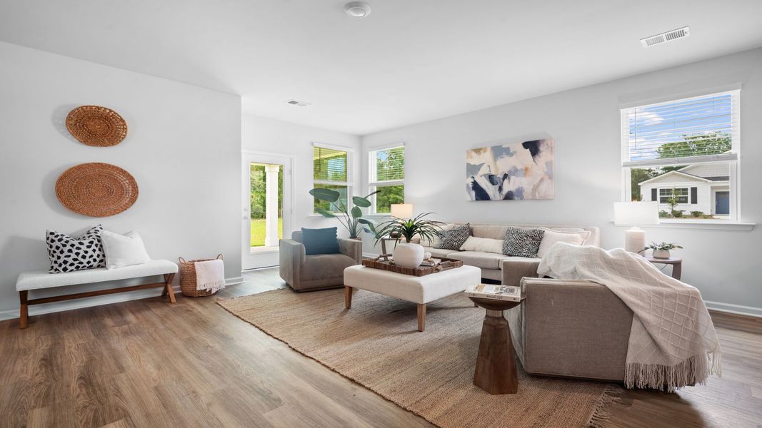 Furnished interior view inside a new home in Fernhill Farms, Statesboro (Image 7).