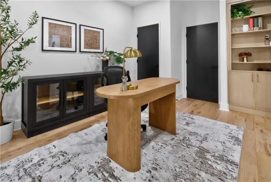 Furnished interior view inside a new home in , Atlanta (Image 41).