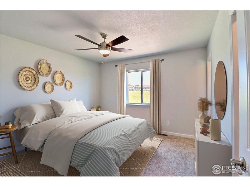 Furnished interior view inside a new home in , Evans (Image 16).