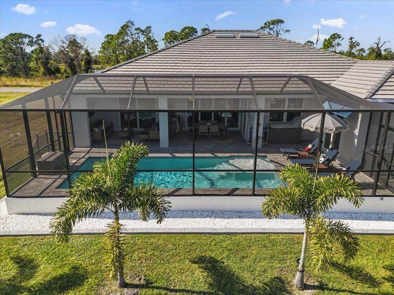 Exterior details and patio area of a home in , Rotonda West (Image 25).