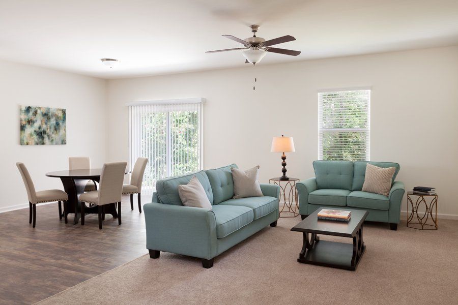 Representative furnished interior of a home built from the Aurora by Starlight Homes in Noble Ridge, Howe (Image 7).
