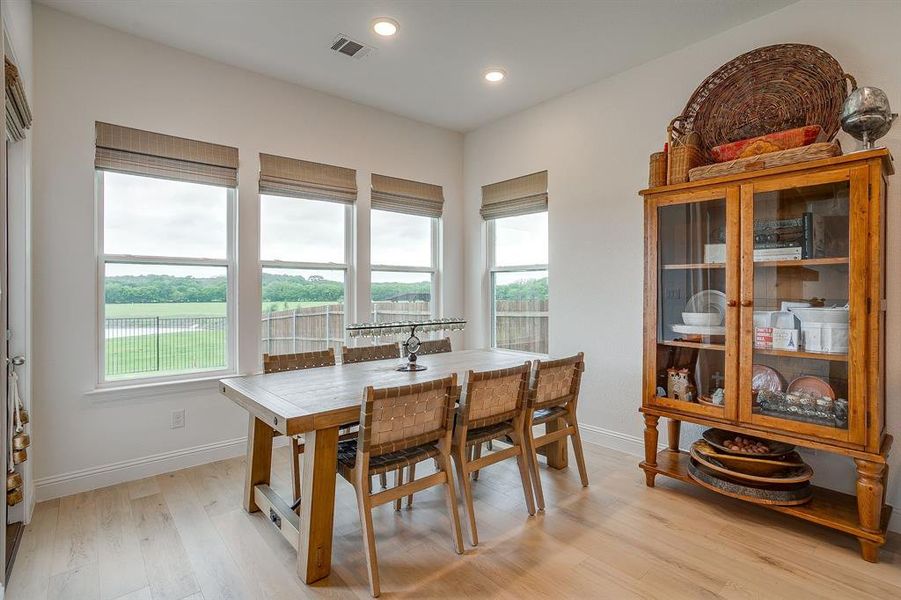 Beautiful views across the back of the home