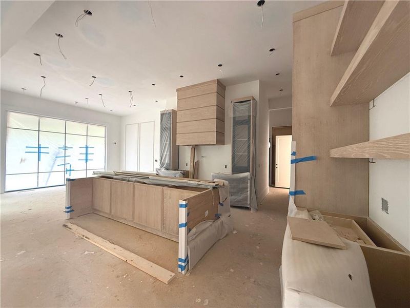 In-progress construction of a new home in , Flowery Branch, GA (Image 22).