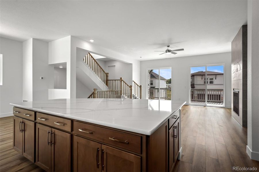 Furnished interior view inside a new home in Trailside at Cottonwood Creek, Colorado Springs (Image 10). Furnished interior view inside a new home in Trailside at Cottonwood Creek, Colorado Springs (Image 10).