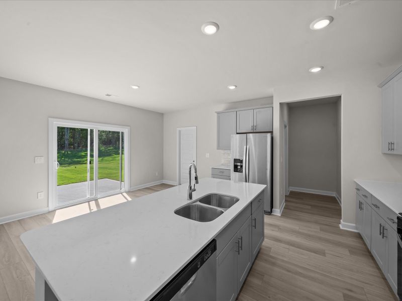 Furnished interior view inside a new home in Vickery Station, Woodruff (Image 5).