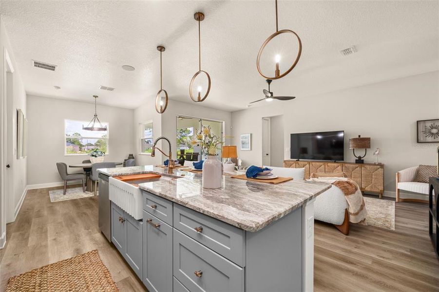 Furnished interior view inside a new home in , Sebring (Image 19).