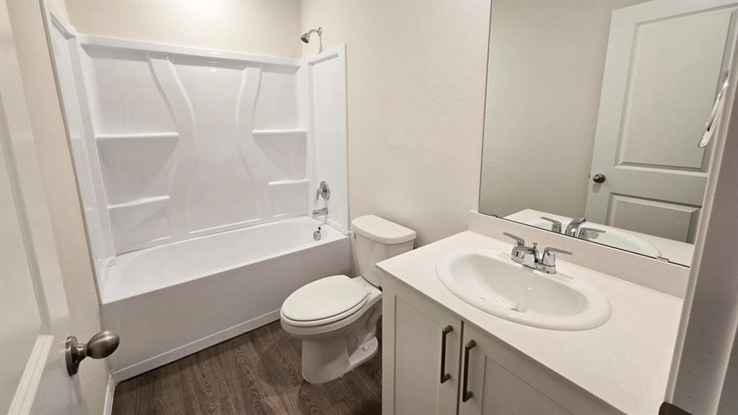 Furnished interior view inside a new home in Leonard Crossing, Leonard (Image 4). Furnished interior view inside a new home in Leonard Crossing, Leonard (Image 4).