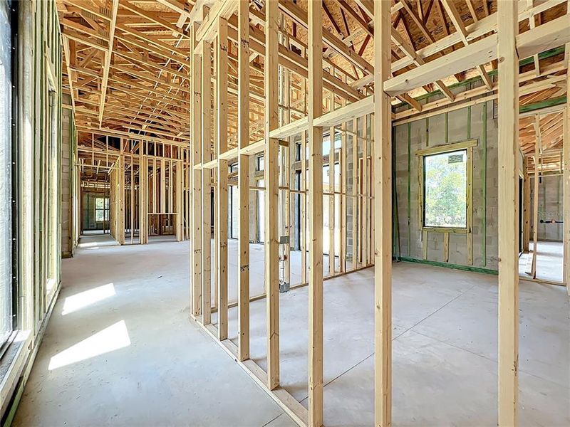 In-progress construction of a new home in , Oviedo, FL (Image 63).