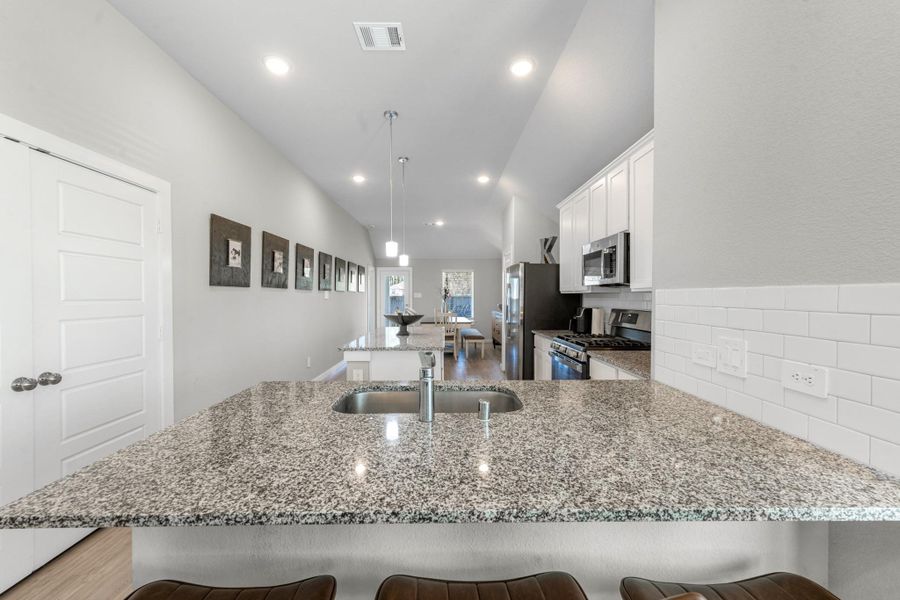 Furnished interior view inside a new home in Moran Ranch, Willis (Image 16).