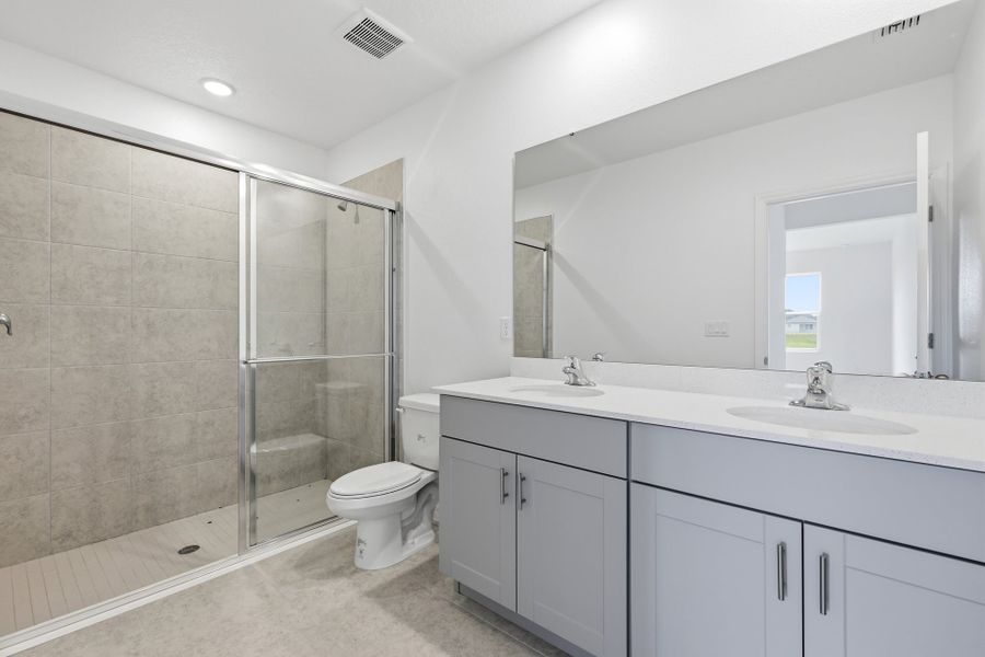 Furnished interior view inside a new home in Highfield at Twisted Oaks, Wildwood (Image 7).