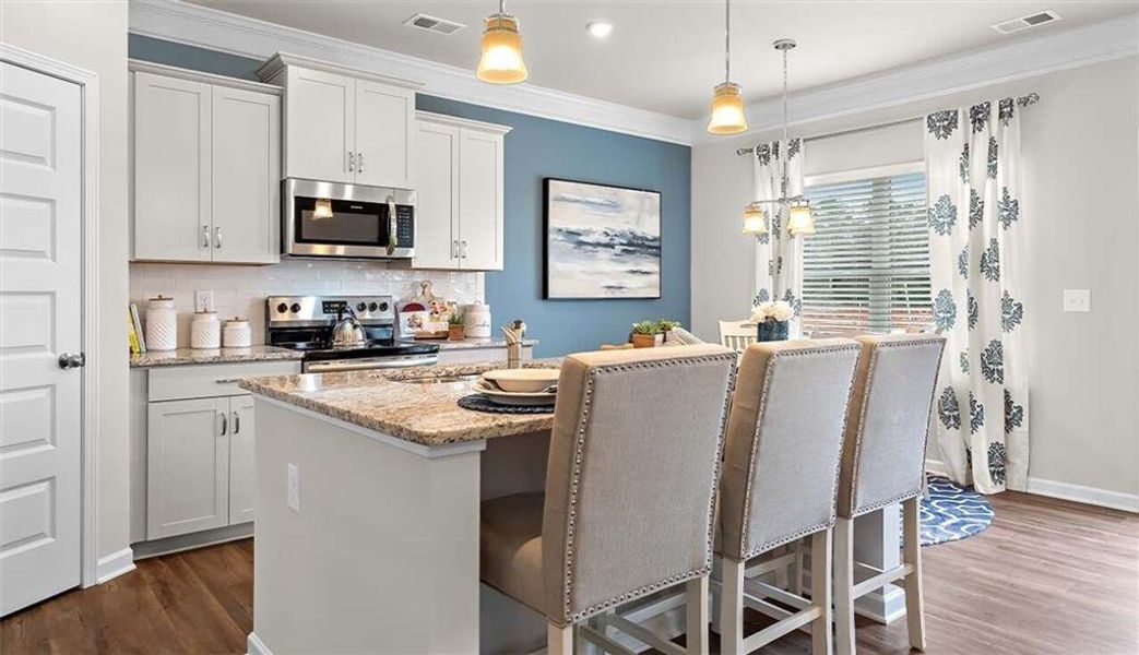 Furnished interior view inside a new home in Sanders Park, Austell (Image 8).