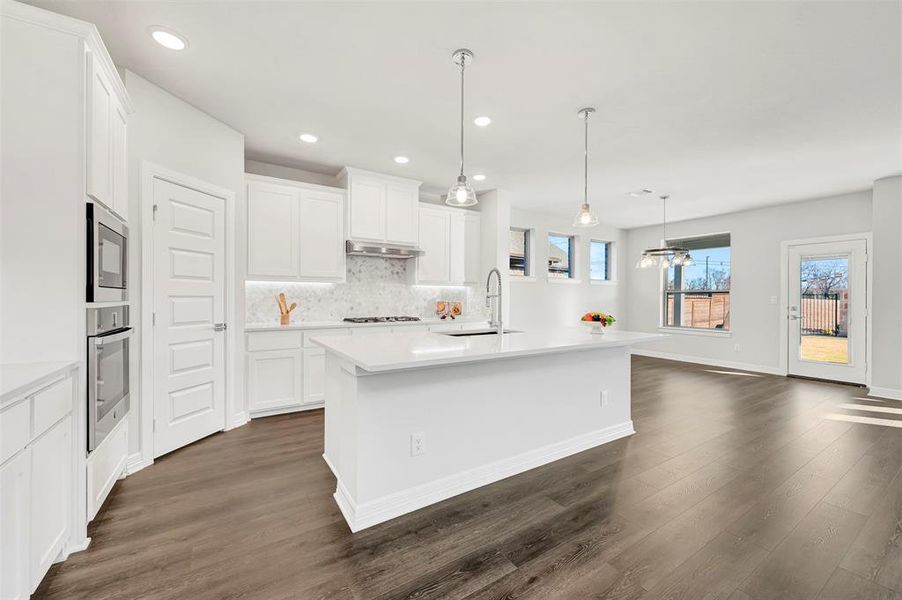Furnished interior view inside a new home in Solterra - Garden Series, Mesquite (Image 7).