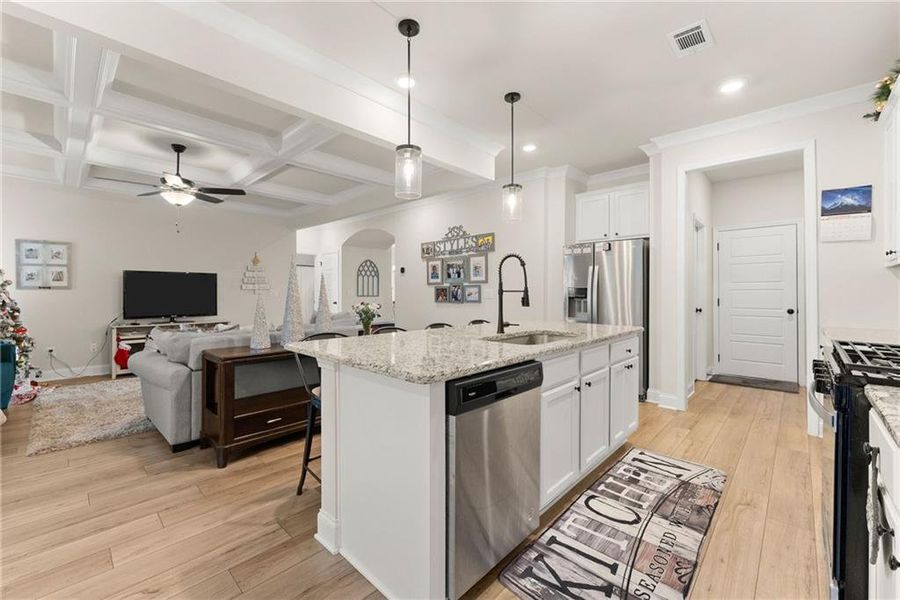 Furnished interior view inside a new home in , Auburn (Image 46).