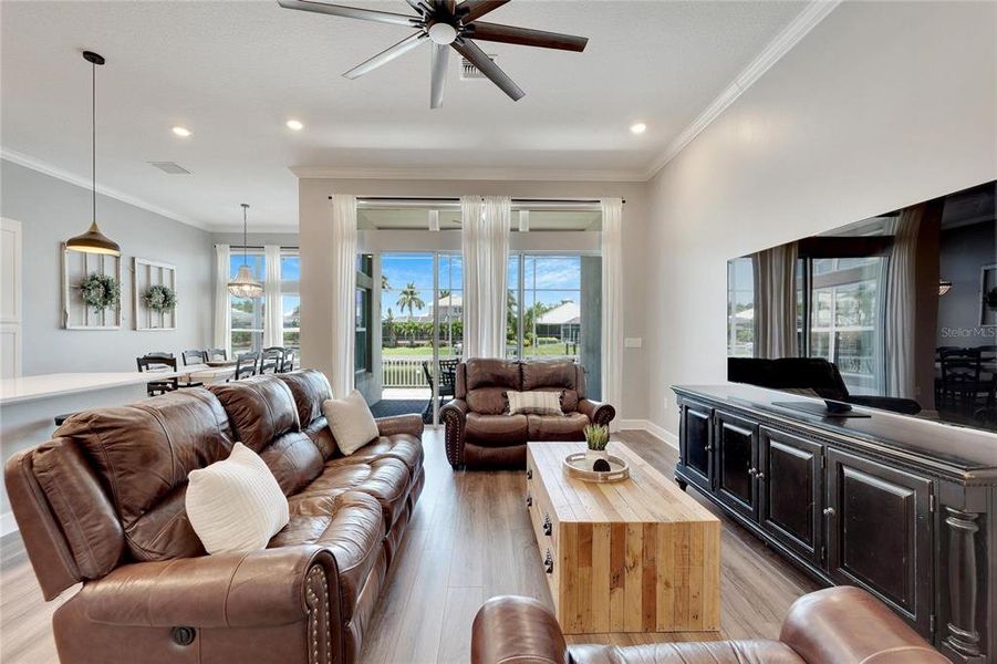 Furnished interior view inside a new home in Marisol Pointe at MiraBay Florida Series, Apollo Beach (Image 24).