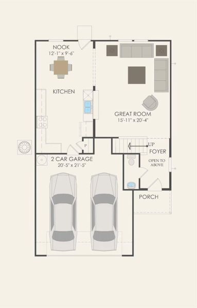 2D floor plan layout of this home in The Pines At Seven Coves, Conroe, TX (Image 3). 2D floor plan layout of this home in The Pines At Seven Coves, Conroe, TX (Image 3).