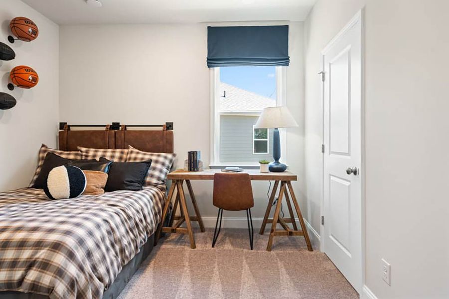 Representative furnished interior of a home built from the Sumner by Taylor Morrison in Bailey Fence, Dacula (Image 58).