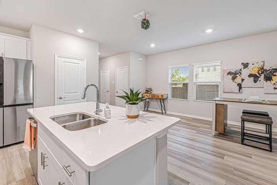 Furnished interior view inside a new home in , McKinney (Image 16).