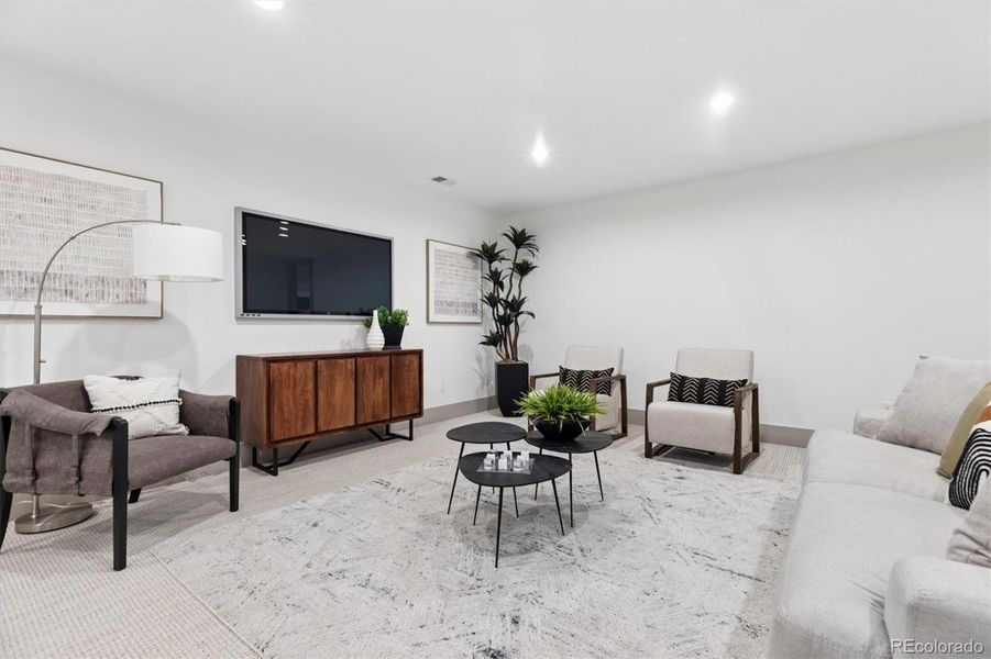 Furnished interior view inside a new home in , Denver (Image 28).