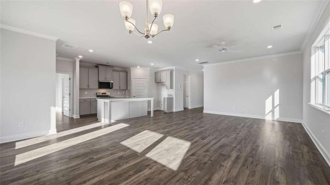 Spacious, unfurnished interior of a new home in Oak Ridge Meadows - Active Adult, Locust Grove (Image 21). Spacious, unfurnished interior of a new home in Oak Ridge Meadows - Active Adult, Locust Grove (Image 21).
