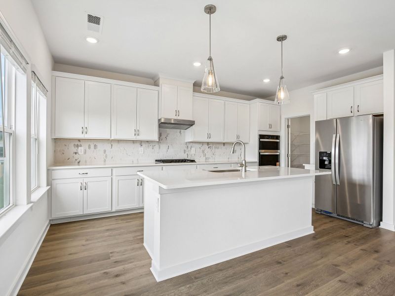 Furnished interior view inside a new home in Mansker Farms - Bronze Series, Hendersonville (Image 4).