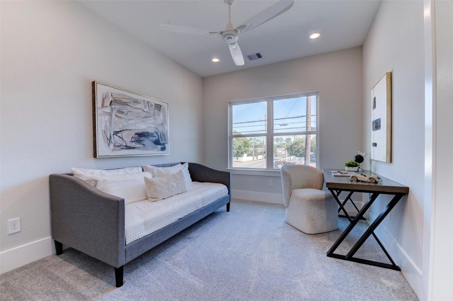 Furnished interior view inside a new home in , Houston (Image 28).