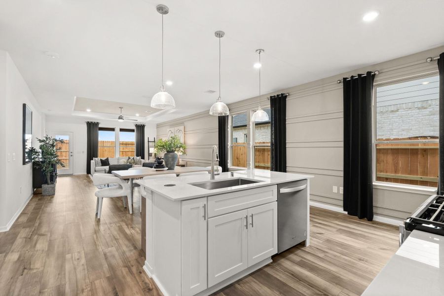 Furnished interior view inside a new home in Windcress, Cove (Image 6). Furnished interior view inside a new home in Windcress, Cove (Image 6).