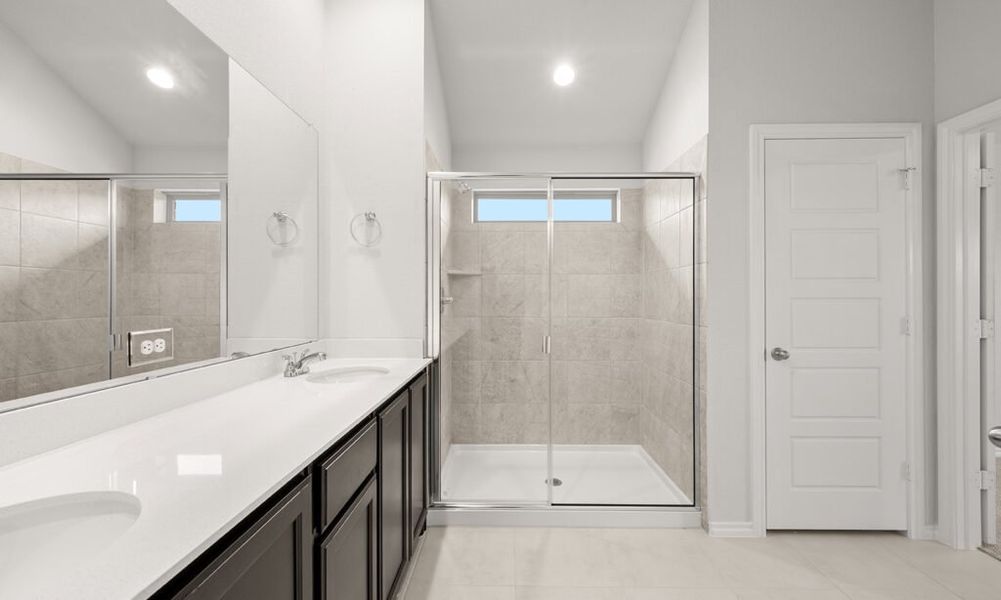 Representative exterior photo of a completed home built from the Walden II by Impression Homes in Stone Eagle, Azle, TX (Image 15).