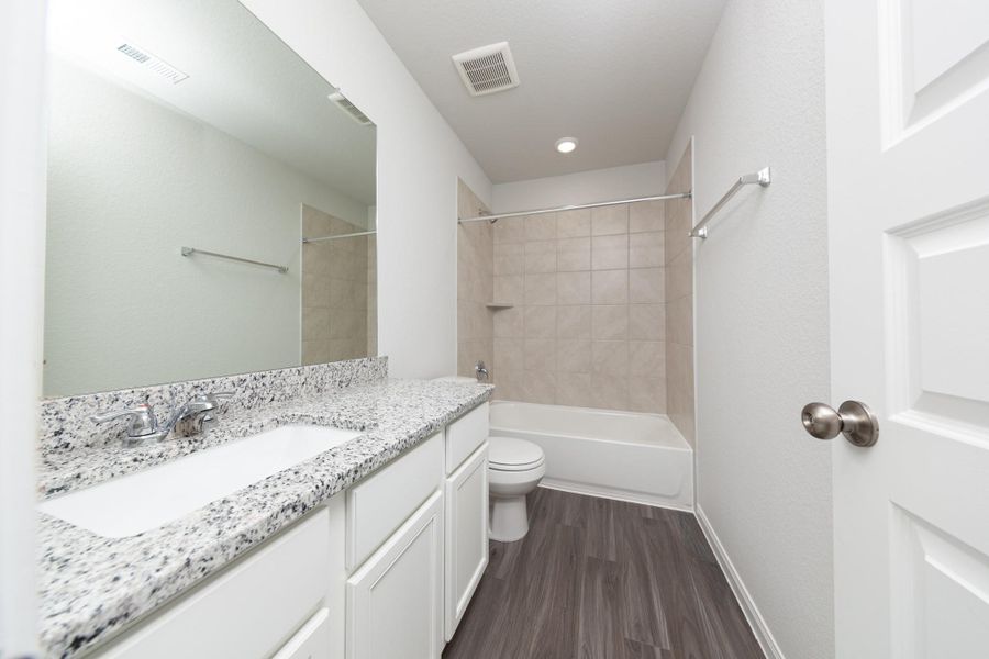 Furnished interior view inside a new home in Wayside Village, Houston (Image 10).