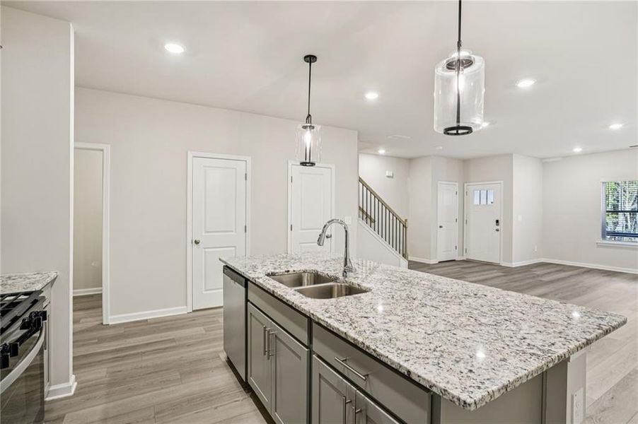 Furnished interior view inside a new home in , Conyers (Image 9).