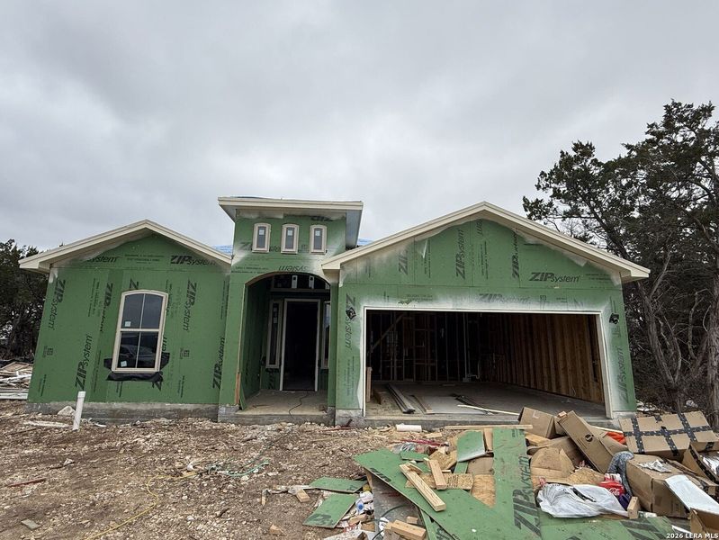 In-progress construction of a new home in , San Antonio, TX (Image 4).