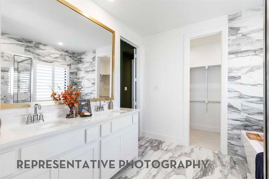 Furnished interior view inside a new home in Mosaic, Celina (Image 16).