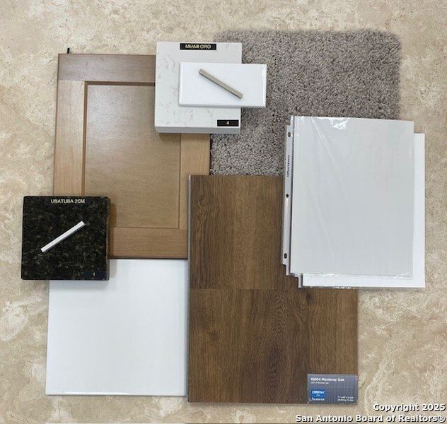 Sample of building materials used in homes in Red Hawk Landing, San Antonio (Image 15).