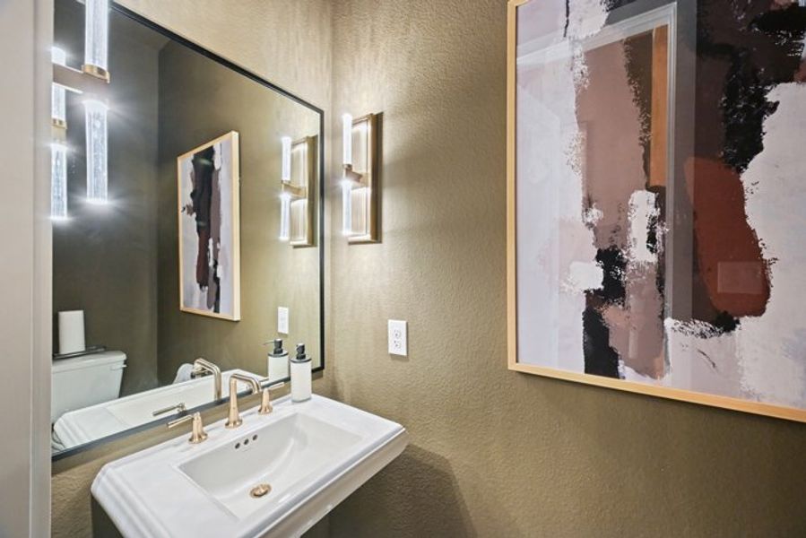 Furnished interior view inside a new home in Wildtree 70', Montgomery (Image 41).