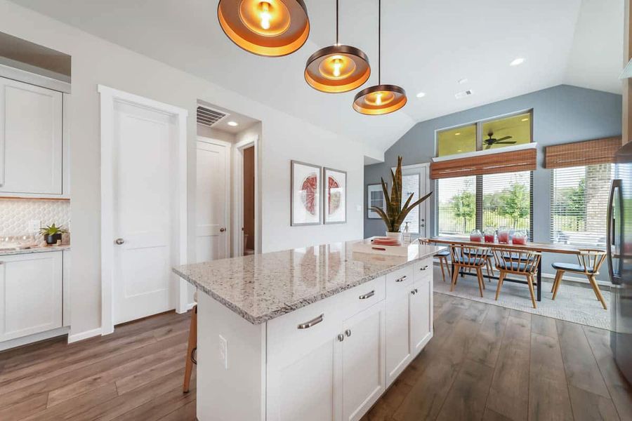 Furnished interior view inside a new home in The Trails, New Caney (Image 28).