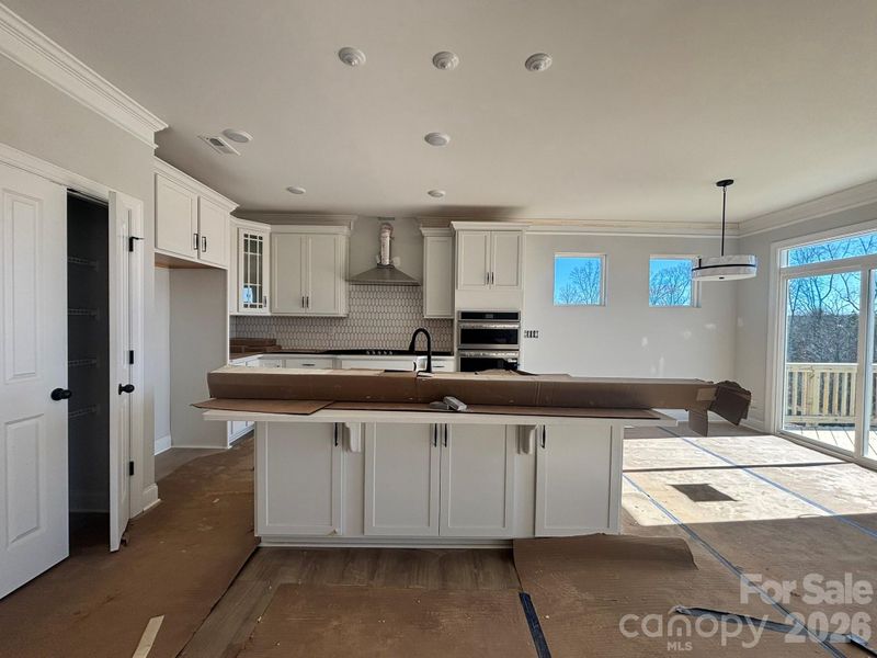 In-progress construction of a new home in The Meadows at Laurelbrook, Sherrills Ford, NC (Image 16).