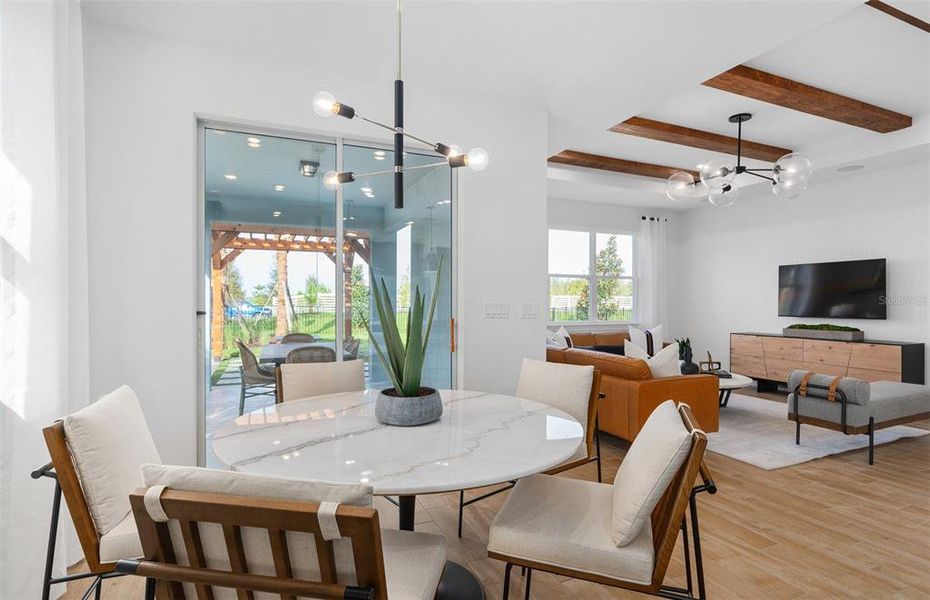 Furnished interior view inside a new home in Bridgewalk, St. Cloud (Image 21).