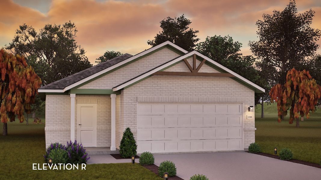 Representative exterior photo of a completed home built from the Hazel by CastleRock Communities in Westridge, McKinney, TX (Image 2).